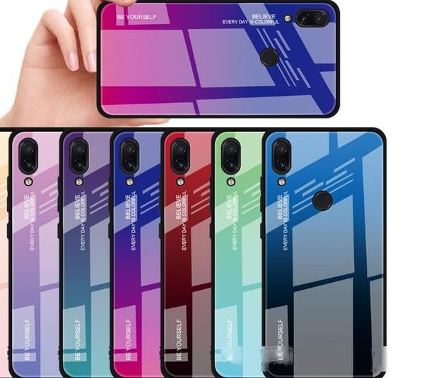 

gradient tempered glass case for iphone 11 pro 11 pro max 6 7 8 plus xr xs xs max 50pcs/lot