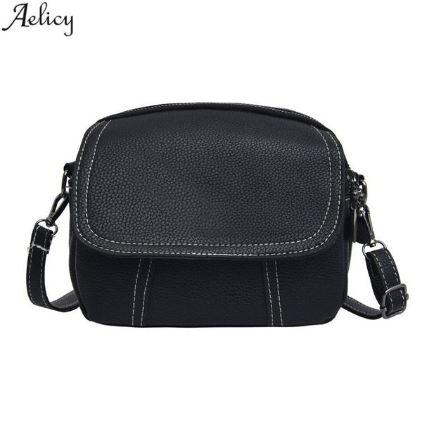 

aelicy women fashion multi-layer soft pu leather flap bag lady versatile simple stylish crossbody bag messenger