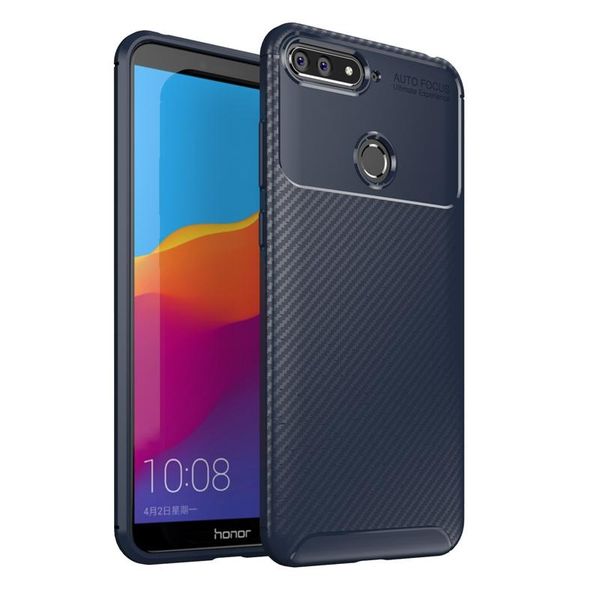 

beetle shock-proof soft phone case for honor 7a silicone ultra-thin frosted comfortable feel phone back cover