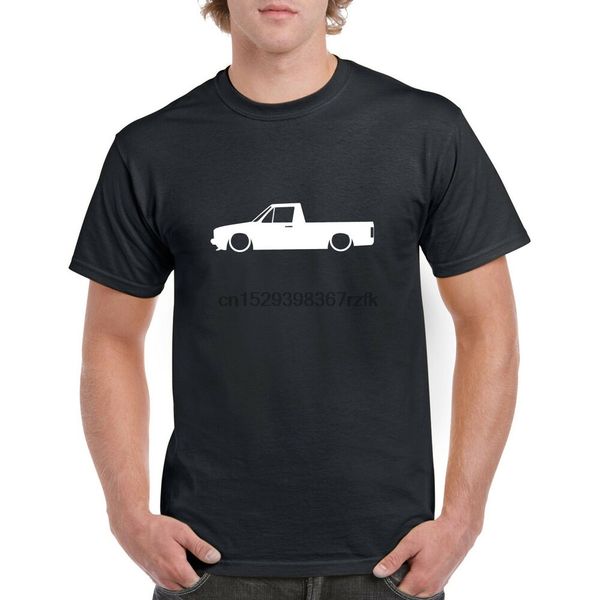 

caddy mk1 pickup outline silhouette 100% cotton crew neck t-shirt