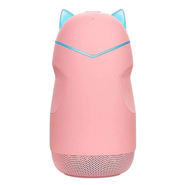 

portable mini wireless bluetooth speaker bluetooth 4.2 32g cat shape speakers support handtf card with led light speaker