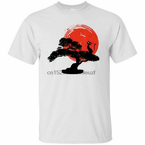 

bonsai tree funny cat sun asian japanese art black t-shirt s-3xl tee shirt