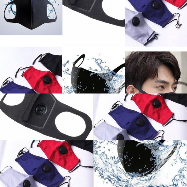 

face breathing mask with polyurethane porous valve anti-dust smoke pollution washable reus fli1 wdzy1