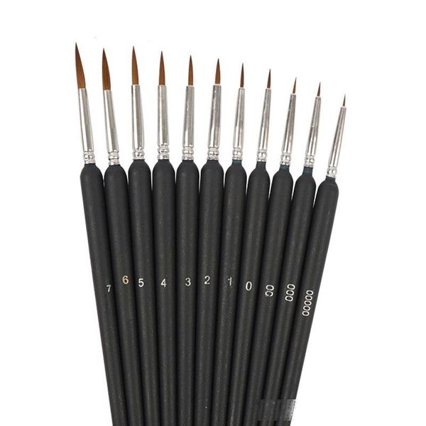 

new nail art oil painting lines pen brushes 11pcs set drawing professional drawing lines pen tools