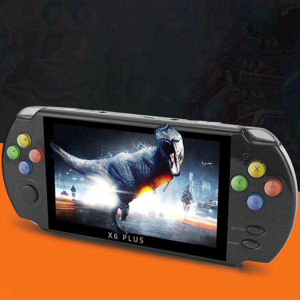 

coolbaby x6 plus retro game console portable joystick handheld game console support mp4 mp5 video for psp ps1 gba