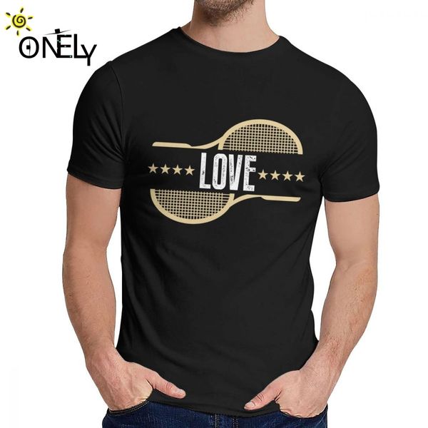 

vintage tennis love tennis racket player tennis is life t shirt for male soft great short sleeve o-neck