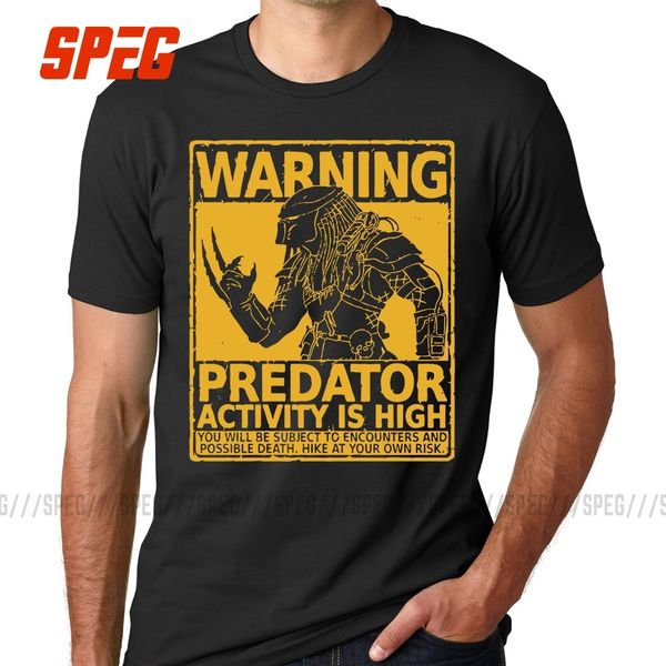 

tee shirt плюс размер сезон охоты predator высокой активности черная футболка мужчины crew neck t-shirt design vintage ситца