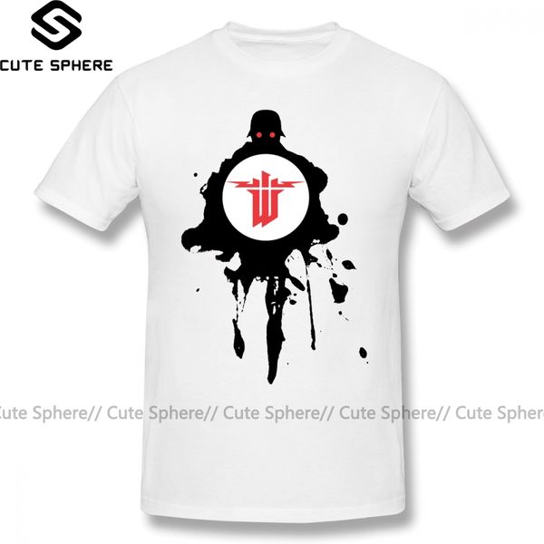 

wolfenstein t shirt wolfenstein t-shirt 4xl classic tee shirt cotton short sleeves graphic mens fun tshirt