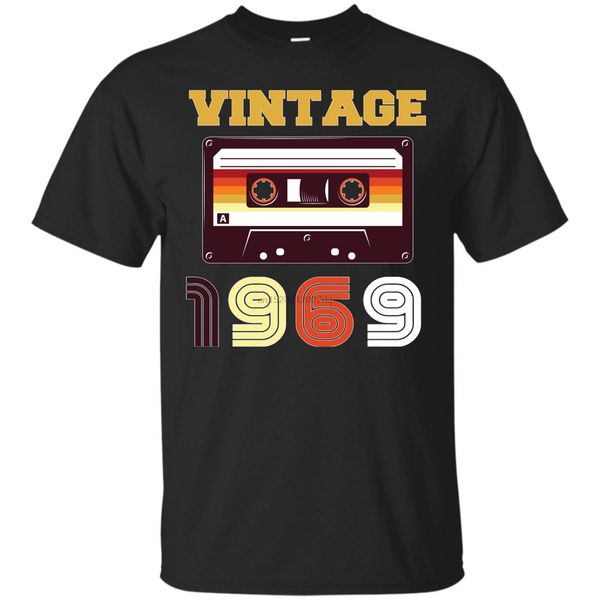 

1969 урожай ретро футболки день рождения футболка