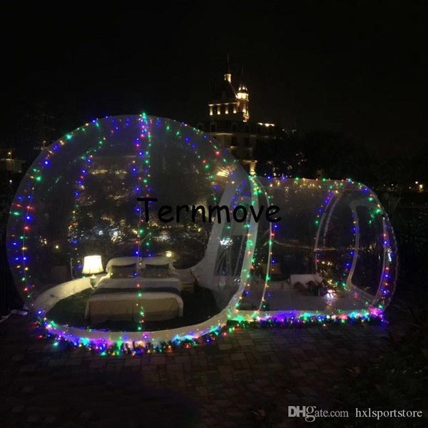 

1tent 110/220 открытый кемпинга надувной пузырь палатка большой diy дом купол кемпинг cabin lodge air bubble прозрачный купол газон дом