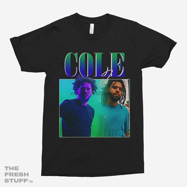 

j cole 90s vintage black t-shirt men t shirt