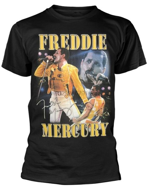 

queen фредди меркьюри (черный) t-shirt - новый официальный (1