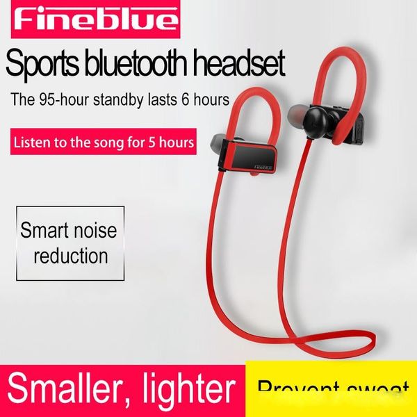 

fineblue fa80 bluetooth headphones ipx5 waterproof wireless headphone sports bass bluetooth earphone with mic for phone earbuds