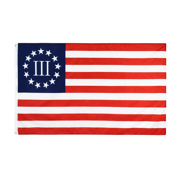 

wholesale ready to ship stock flaglink hanging 90*150cm 3% 3 percent flag for decoration