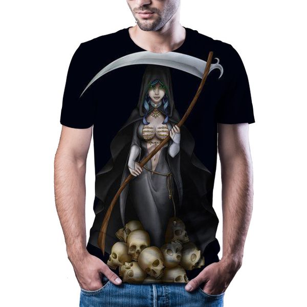 

printed summer aesthetic 3d print shirts plus size humor horror men clothing