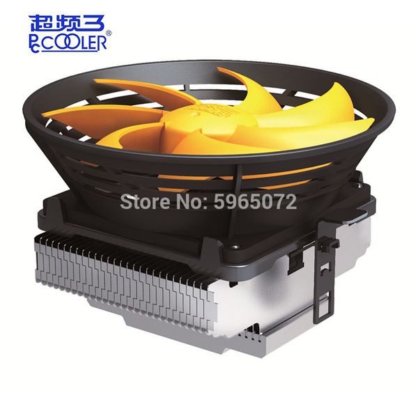 

pccooler computer accessories cpu air cooling fan 120mm processor cooler radiator aluminum for intel lga775/1155/1151 amd am3/4