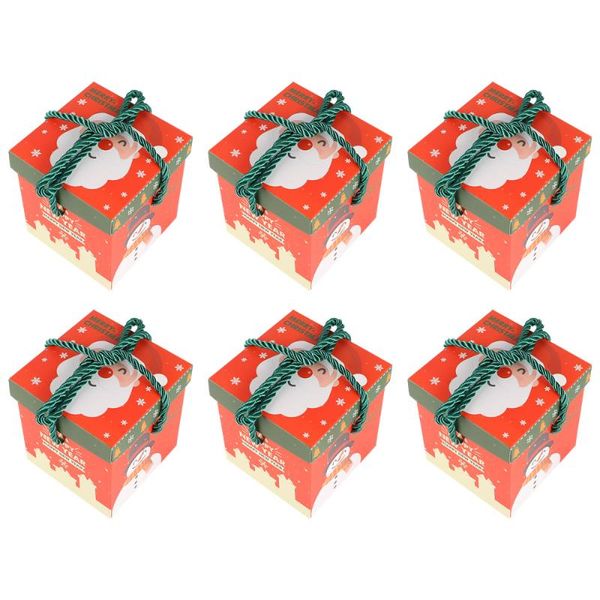 

12pcs christmas gift box bags candy box christmas party favor for