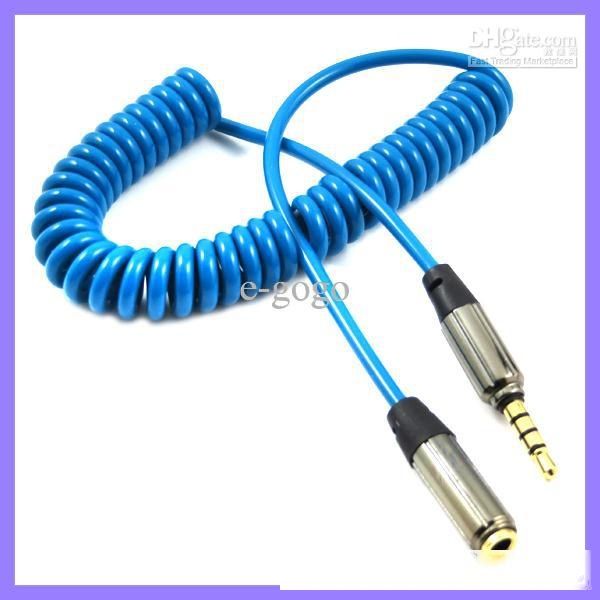 

retractable 3.5mm aux stereo male to female audio extender cable m to f 3.5mm speaker