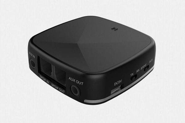 

bluetooth audio adapter wireless bluetooth 4.2 transmitter and receiver 2-in-13.5mm aux cable for headphones,speaker,mobile and computer