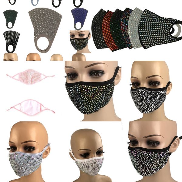

diamond fashion protective bling bling dustproof mask pm2.5 mouth masks washable reusable vzh3