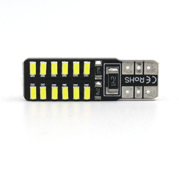 

1pcs t10 w5w 3014 24 led smd led light bulb car clearance bulb lamp auto accessories wide light reading clearance lights