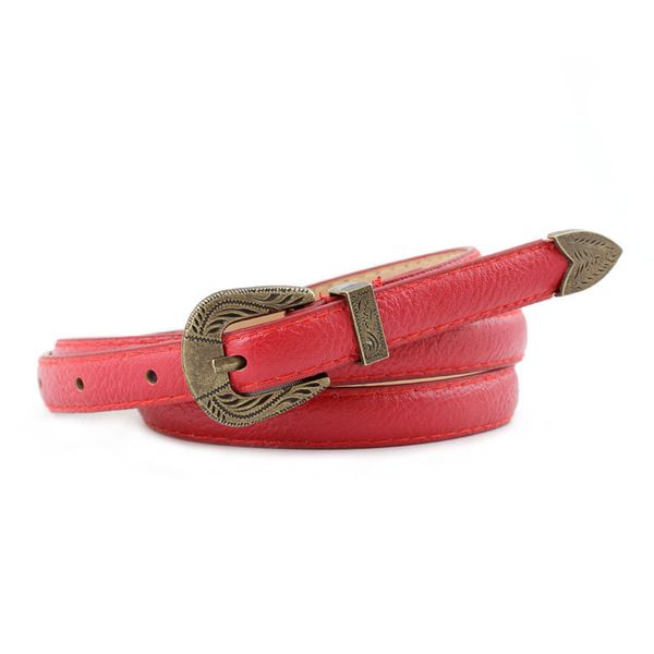 

black rock punk retro belts carving gold metal buckles rivet belts for men women jeans female pants, Black;brown