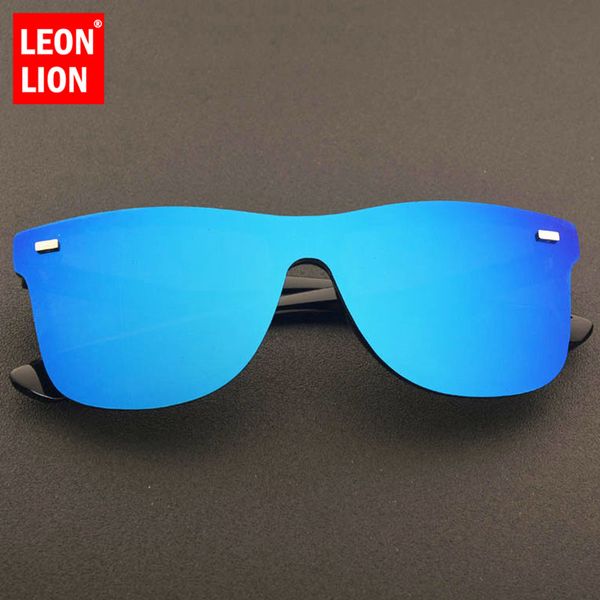 

leonlion vintage sunglasses men 2020 rimless square sunglasses fashion brand woman luxury feminino, White;black