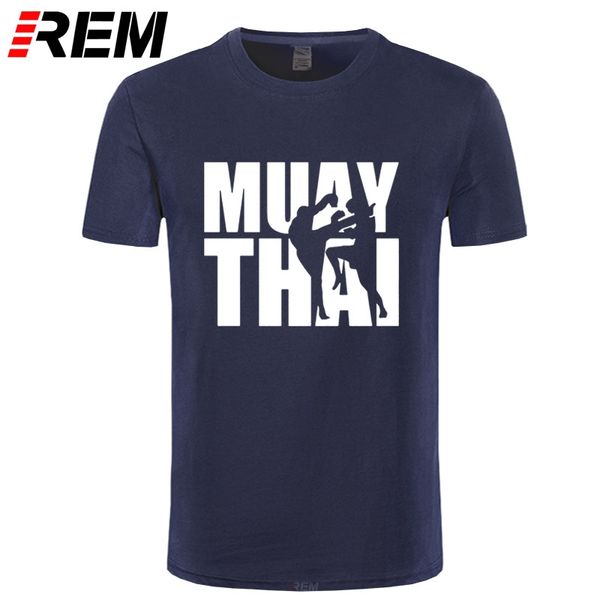 

rem summer new fashion muay thai thailand boxer t shirt for man geek homme tee shirt awesome train t-shirt plus size