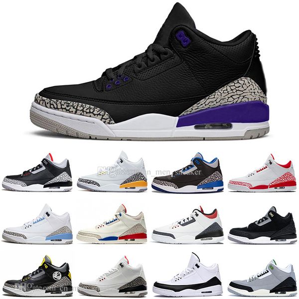 

3 pit crew unc mocha mens basketball shoes chicago black cement fragment denim fire red laser orange knicks men sports designer trainers, White;red