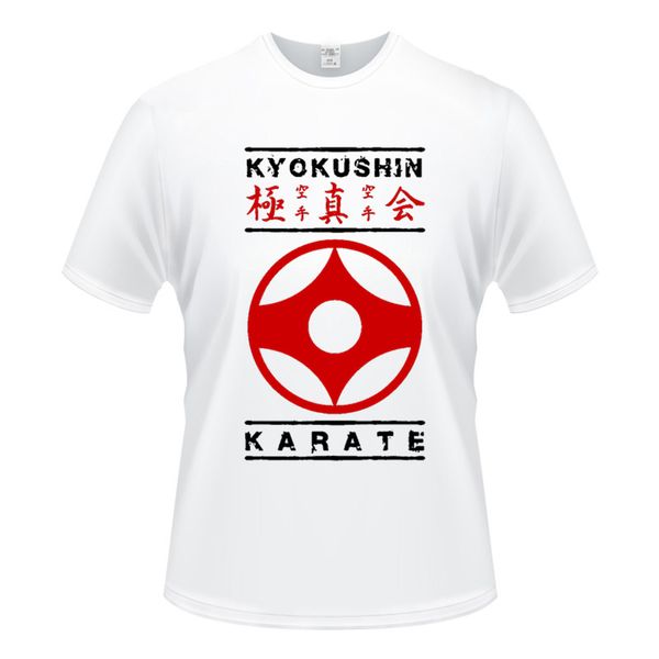 

cotton tees kyokushinkan karate summer fashion t-shirt men cotton o-neck short sleeve t shirts male tees