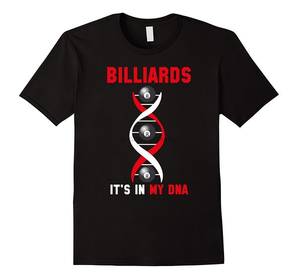

2019 fashion it in my dna billiards t-shirt - funny pool billiards tee shirt