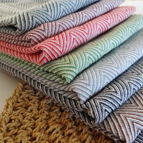 

table napkin hand-made tassel cotton yarn dyed dish towel dishtowel kitchen cleaning cloth multi