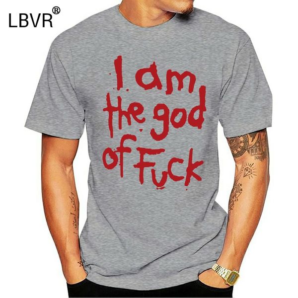 

90s marilyn manson t-shirt i am the god of f item size s-2xl cotton casual men t shirts men ing