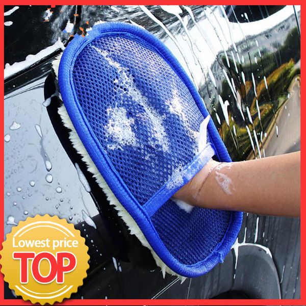 

car styling soft wool car wash auto cleaning glove car motor motorcycle brush washer products cleaning tool brushes