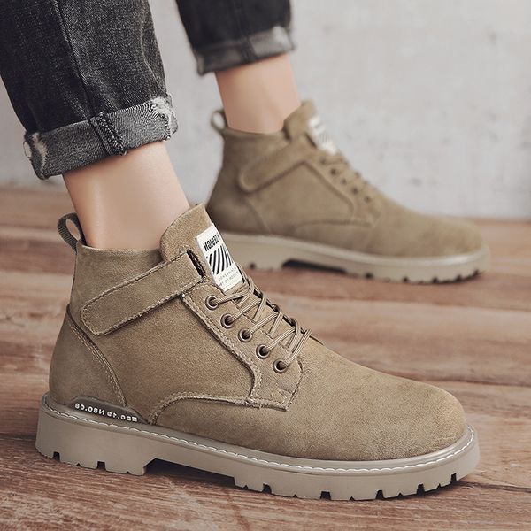 

мартин сапоги зима хлопка мягкой обуви теплый снег boots универсальный пустыни короткие hight-top worker загрузки c леди обувь -40, Black