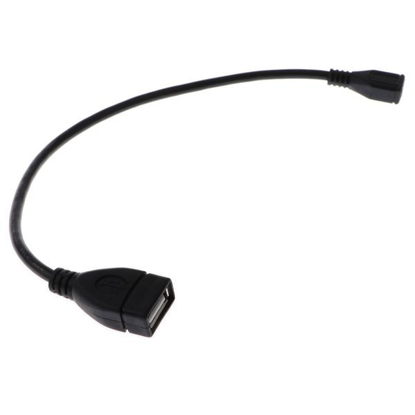 

0.25m micro usb and usb 2.0 female otg cable adapter for android mobile tablet samsung black