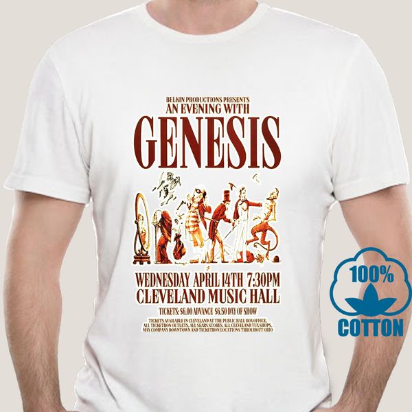 

3983a genesis t shirt trick of the tail tour t shirt 100 official peter gabriel