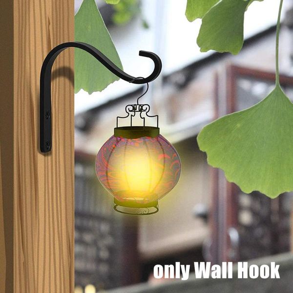 

simple wall hook durable rustic heavy duty garden indoor outdoor plant hanger patio easy install home decor rustproof iron art