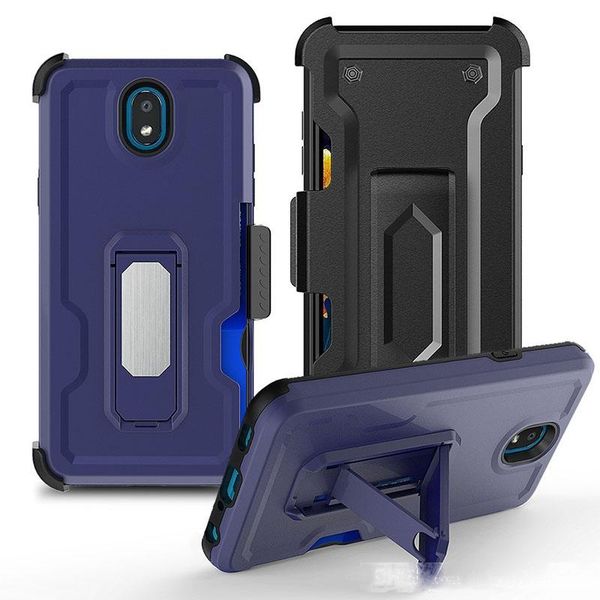 

for samsung a10e a20 note 10 10 pro magnetic hybrid pc tpu 2 in 1 kickstand clip anti-fall phone cases covers oppbag