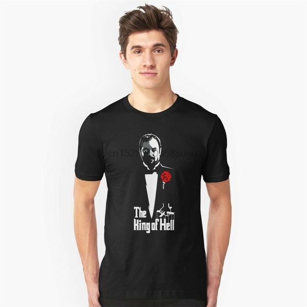 

царь ада godfather кроули supernatural смешная черная футболка s-3xl спортивная футболка