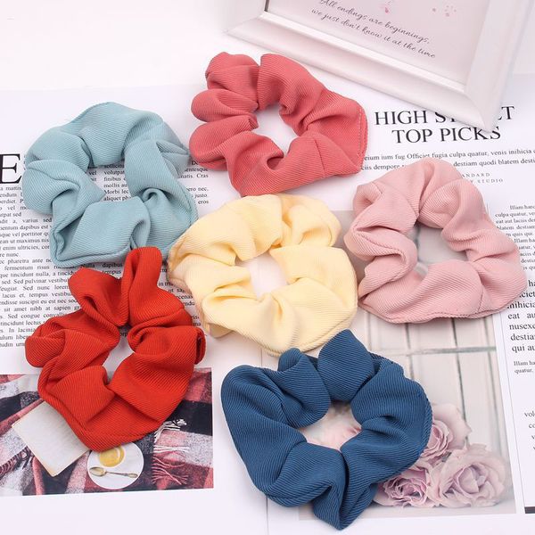 

симпатичные ткань hairwear rope hairbands красочный cotton резиновая лента для волос кольцо аксессуаров для корейских женщин, Golden;silver