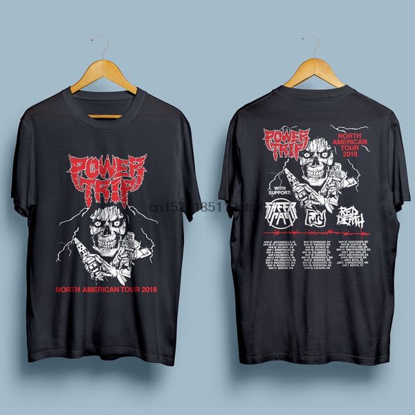 

new power trip north american tour 2020 t-shirt black s-xxl