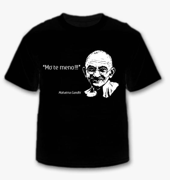 

new 2019 summer fashion t-shirt maglietta gandhi citazione funny tee shirt