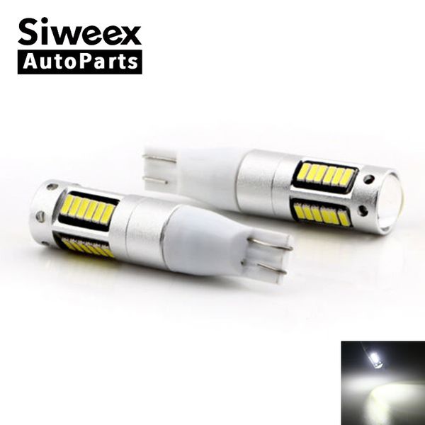 

1pcs car-styling t10 w5w t15 w16w 30 smd 4014 led lamp parking reverse backup light canbus pure white fog bulb 12v