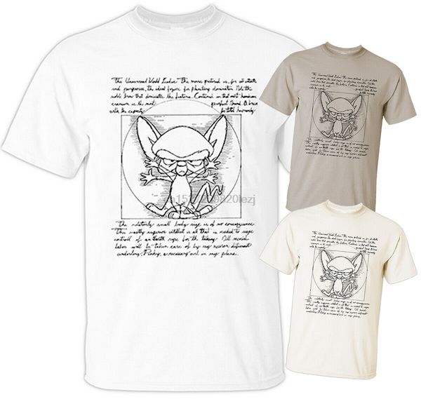 

cartoon pinky and the brain v1 poster 1995 1998 t shirt white all sizes s 5xl