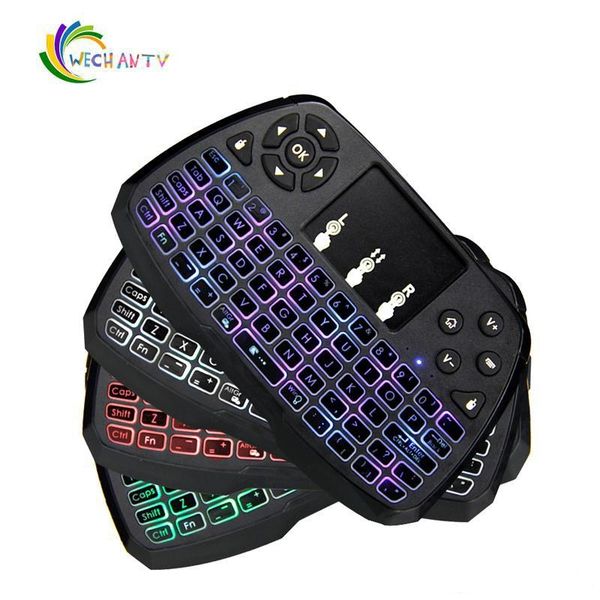 

backlight a3 mini keyboard with touchpad 2.4g wireless fly mouse multi-media combo portable game handheld for mxq s905w a95x tv box