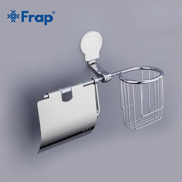 

frap paper holders cover roll toilet paper holders zinc-alloy roll paper hanger cover bathroom accessories wall mount f3303-1 t200425