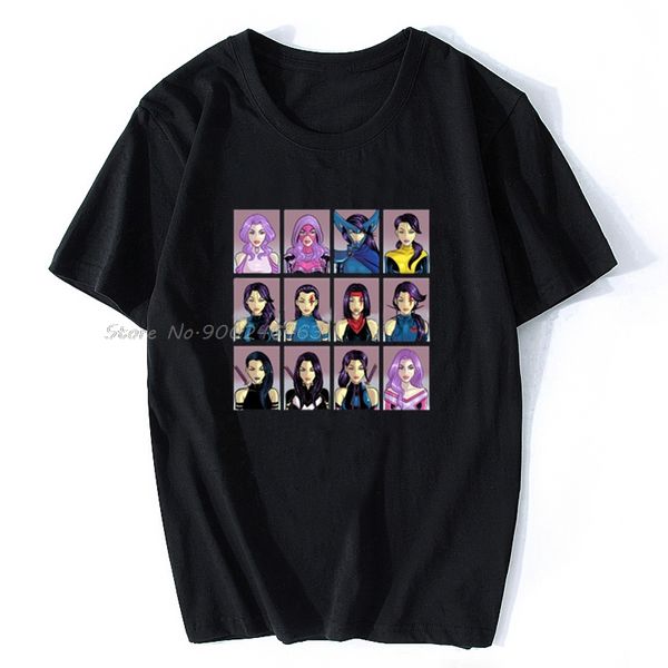 

men t-shirt psylocke through the ages tshirt women t shirt men cotton tees hip hop harajuku streetwear