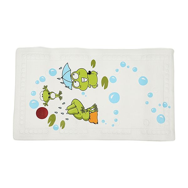 

frog heat sensitive pvc anti slip baby kids bath mat colour change water temperature