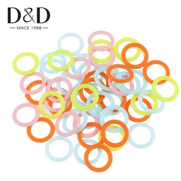 

20pcs plastic stitch marker 12mm knitting markers rings crochet stitch marker knitting counters needle clip diy sewing tools, Black